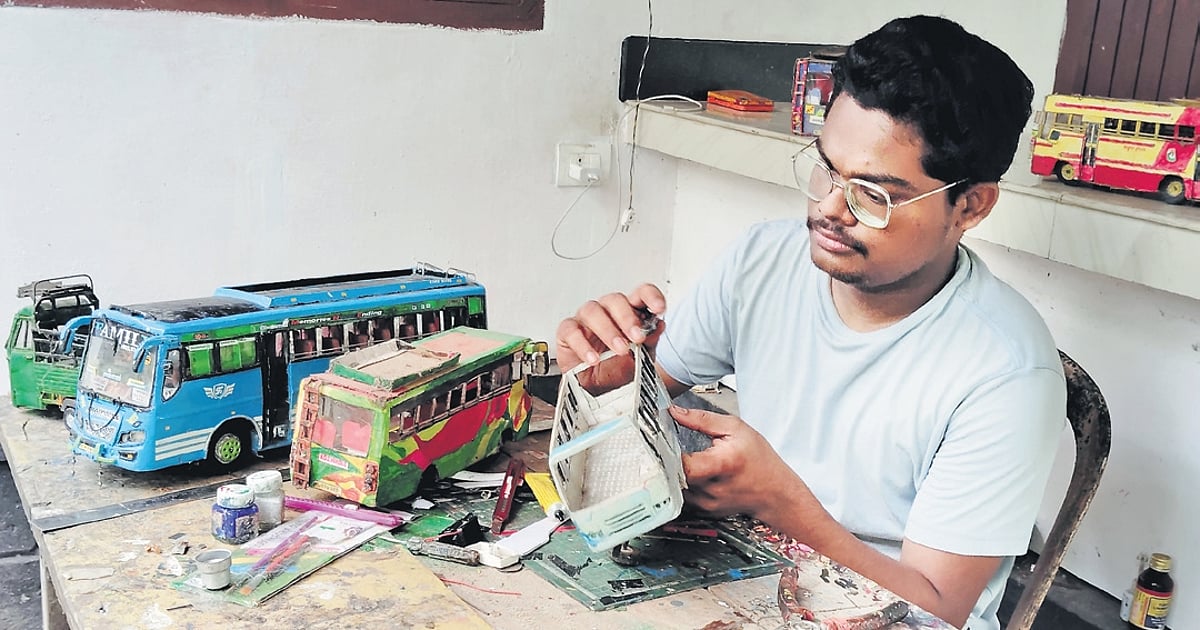 Miniature model maker from Kerala conquers visual impairment to dream big