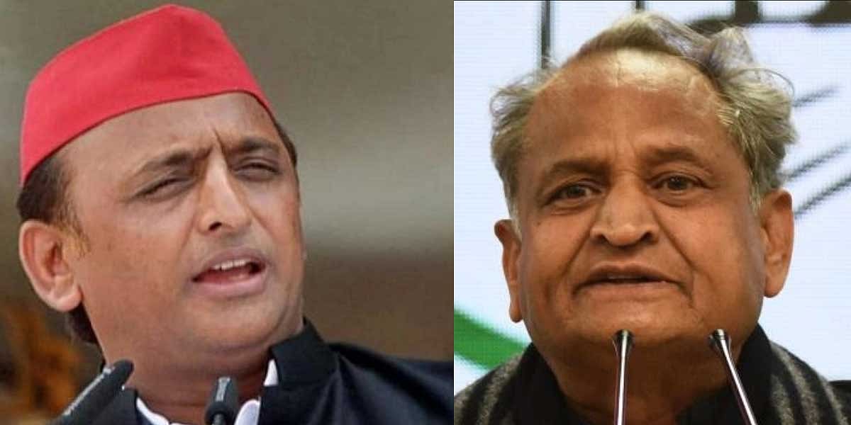 Akhilesh Yadav & Ashok Gehlot to Finalize CongressSP SeatSharing in