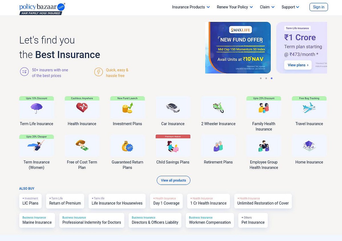 Policybazaar parent posts first-ever net profit