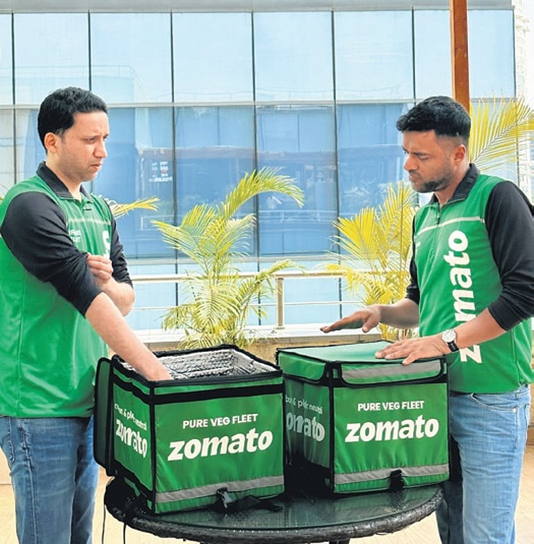 Zomato Compitators Zomato launches exclusive fleet to tap the pure veg market