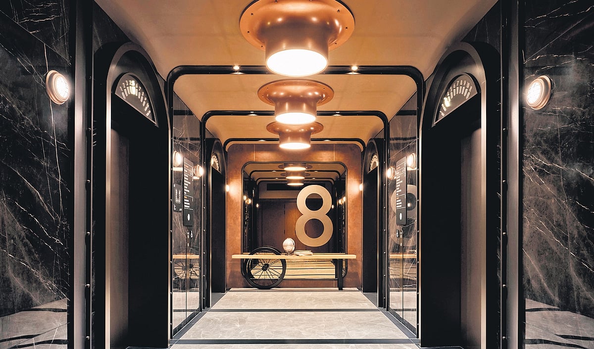 A modern haven with a nostalgic railway twist