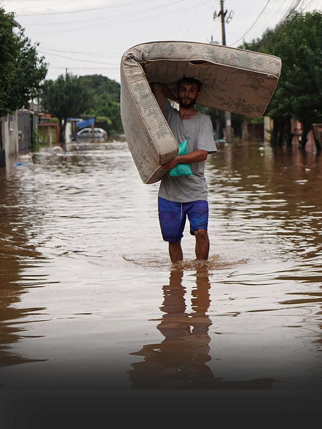 Southern Brazil has been hit by the worst floods in more than 80 years