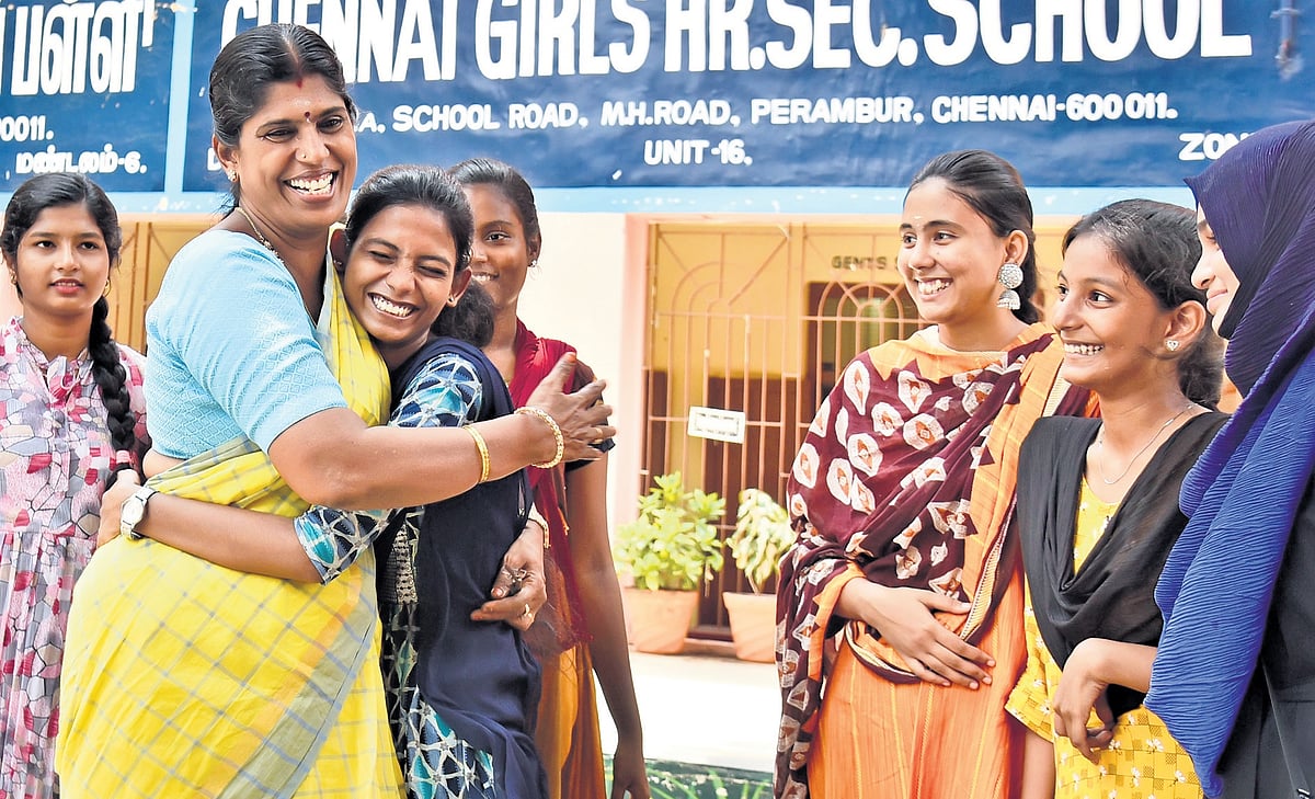 Corporation schools in Chennai record 87.1 per cent pass, 56 centums