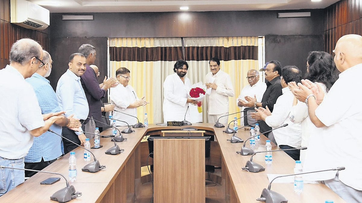 Deputy CM Pawan Kalyan holds talks with Tollywood producers on industry issues
