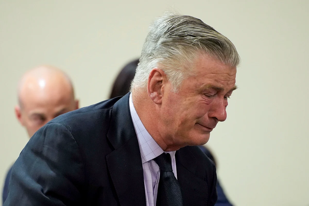 Alec Baldwin weeps in court as judge dismisses case relating to death of cinematographer on film set