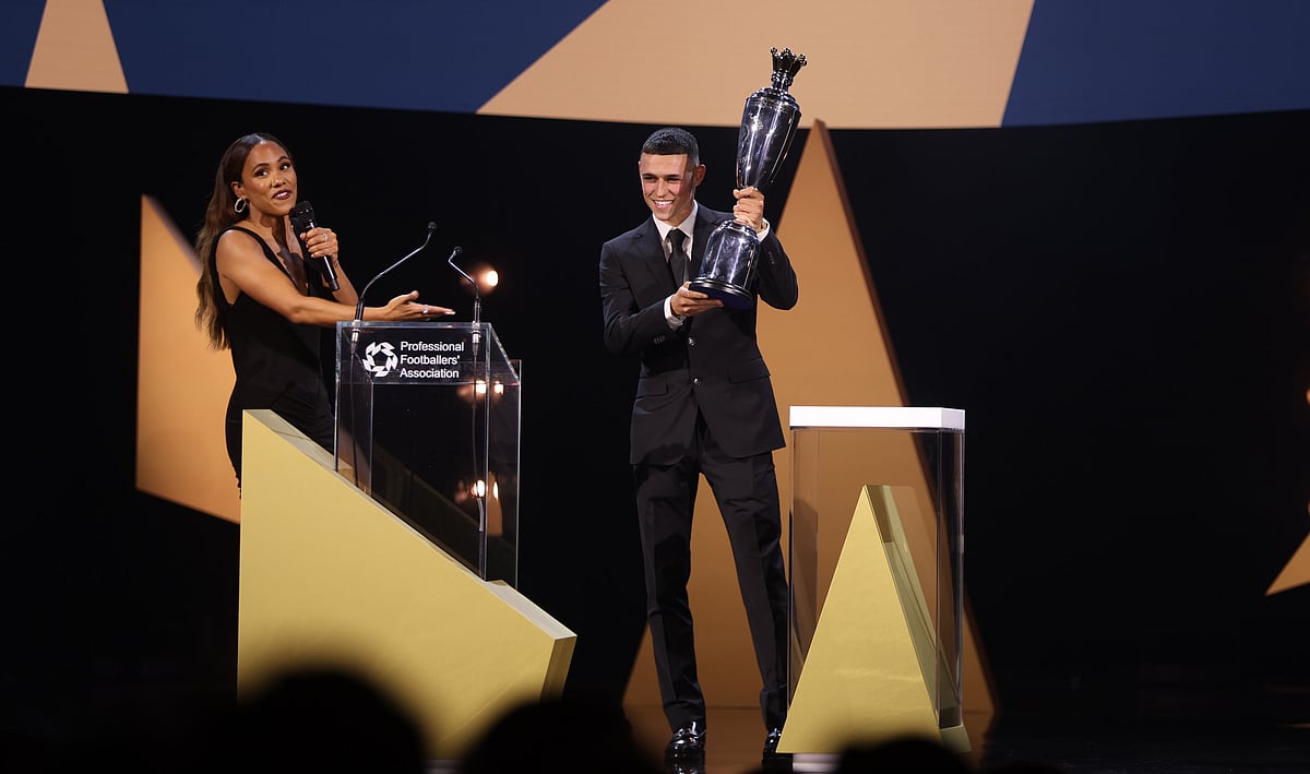 Man City’s Foden wins PFA Player of the Year award