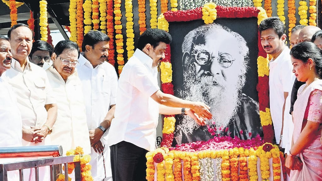 Stalin, leaders offer respects to Periyar on his 146th birth anniversary