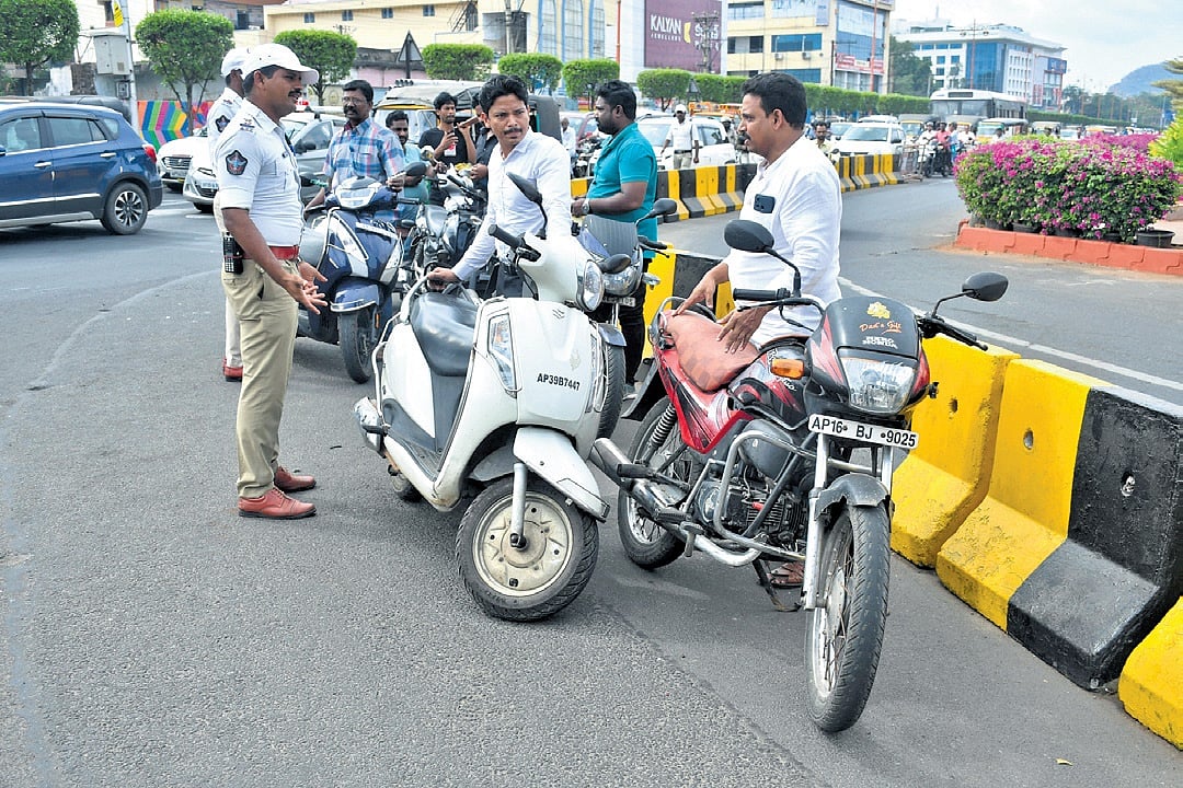 No Helmet - No Safety' drive launched in Vijayawada