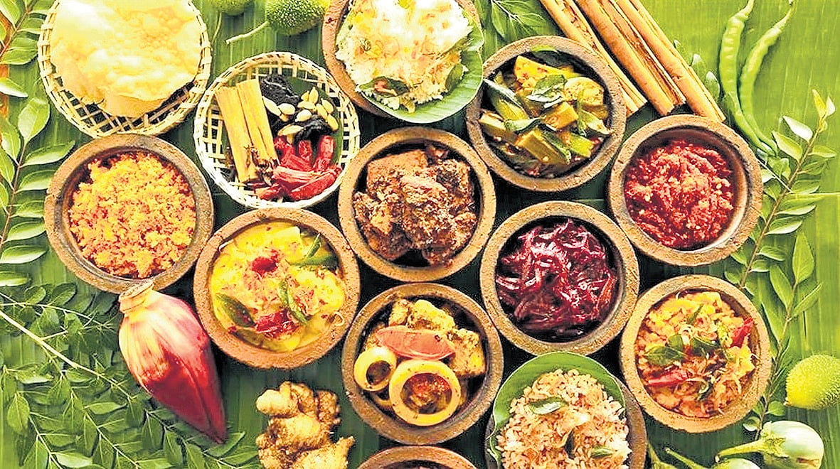 Down the eat street in Sri Lanka