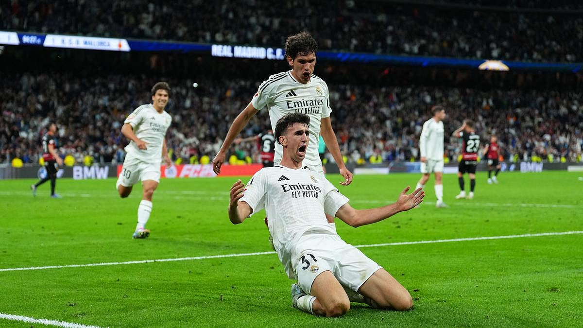 Real Madrid beats Mallorca 2-1 in stoppage time, delays Barcelona’s title win