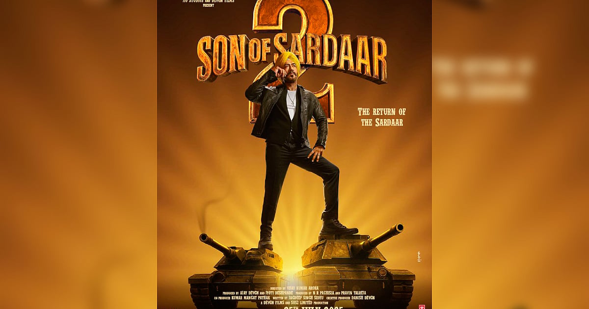 Ajay Devgn-starrer ‘Son of Sardaar 2’ to hit big screen on July 25 Ajay Devgn-starrer ‘Son of Sardaar 2’ to hit big screen on July 25