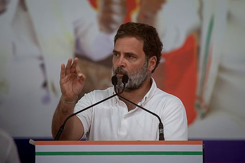 UBT leader threatened to blacken Rahul Gandhi's face