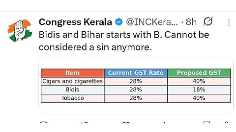 Congress Kerala to revamp social media cell after Bihar-bidi row