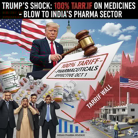 100% Tariff on Medicines – Trump’s Blow to India's Pharma Sector