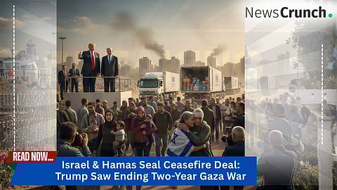 Israel & Hamas seal ceasefire deal, ending two-year war.