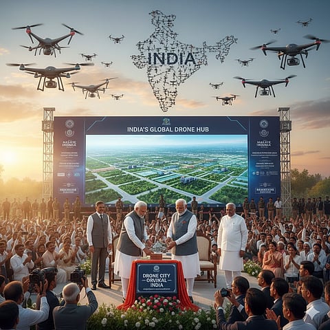 PM Modi to Lay Foundation for India's First Drone City in Kurnool
