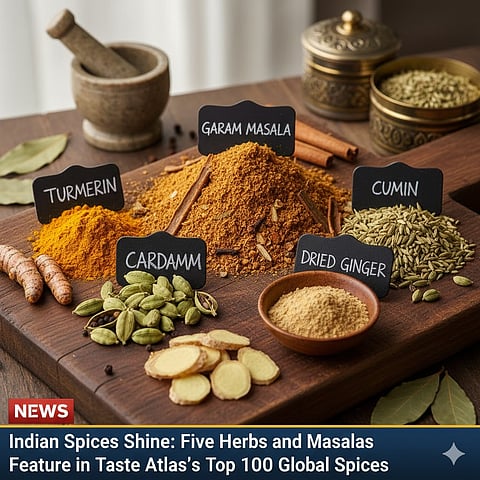 Five Indian masalas in Taste Atlas’s Top 100 Global Spices
