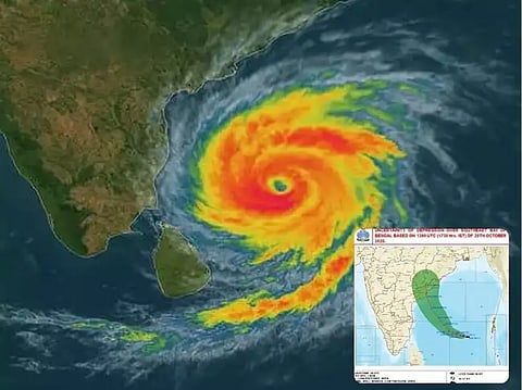 Cyclone Montha Intensifies, Andhra & Odisha Brace for Landfall