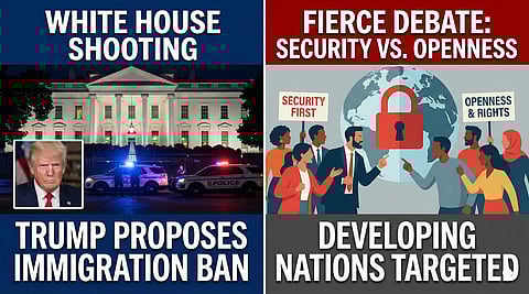 Trump Unveils Immigration Ban Plans after White House Shooting