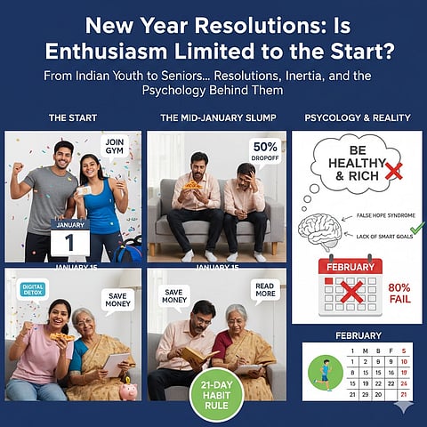 New Year's Resolutions: Is Enthusiasm Limited to the Start?