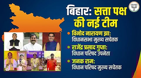 बिहार: सत्ता पक्ष की नई टीम