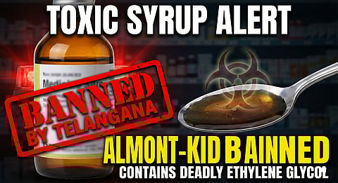 Presence of Toxic Substance: Telangana Bans “Almont-Kid” Syrup 