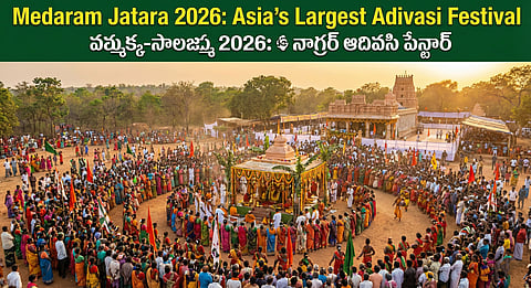 Telangana’s Medaram Gears Up for Asia’s Largest Adivasi Festival