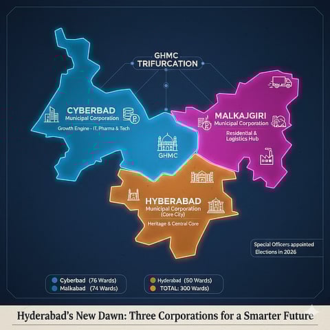 GHMC Trifurcation: Ushering in a New Chapter for Hyderabad