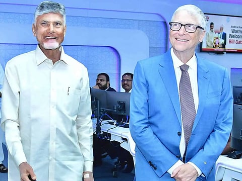 Bill Gates' Landmark Visit to Amaravati Promotes "AI for Good"