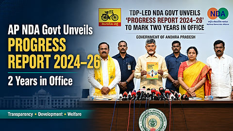 NDA Govt Unveils 'Progress Report 24–26' to Mark 2 Years in Office
