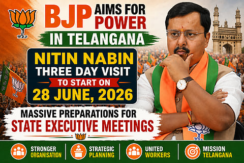 Nitin Nabin To Chair State Executive Meetings in Telangana