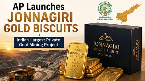 AP Launches Jonnagiri Gold Biscuits, Largest Private Mine