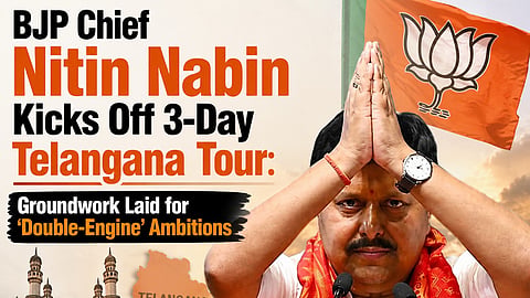 Nitin Nabin's Telangana Tour Builds Double-Engine Ambitions