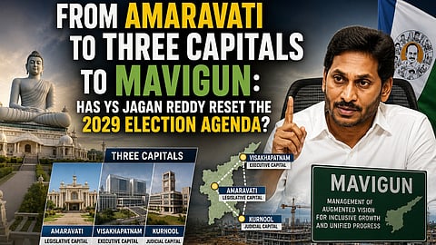 MAVIGUN vs Amarawathi: YS Jagan Sets the 2029 Election Agenda
