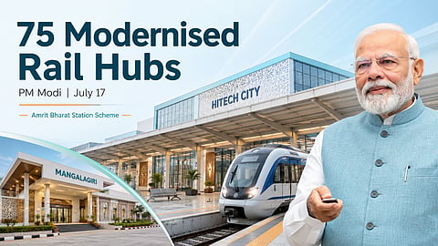 PM Modi to inaugurate 75 revamped Hitech rail hubs.