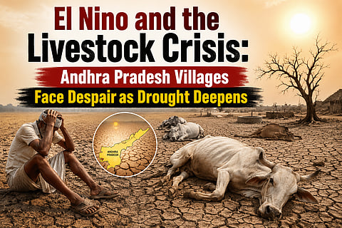 El Nino Drought Puts 3 Crore Livestock at Risk