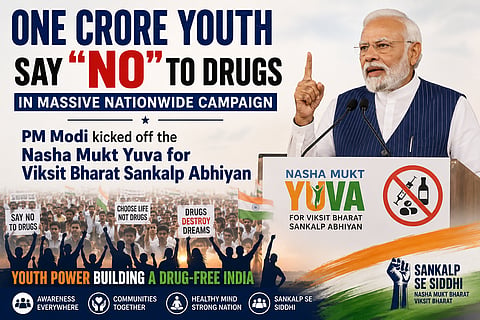Nasha Mukt “Viksit Bharat”: One Crore Youth Say "No" to Drugs