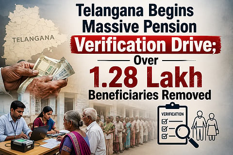 Pension Verification Drive in Telangana: 1.28 Lakh Names Removed