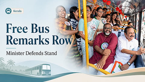Kerala Transport Minister Defends Free Bus Remarks