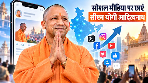 सोशल मीडिया पर छाएं मुख्यमंत्री योगी आदित्यनाथ 