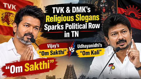 TVK & DMK’s Slogan War in Tamil Nadu