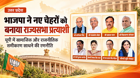 भाजपा ने नए चेहरों को बनाया राज्यसभा प्रत्याशी