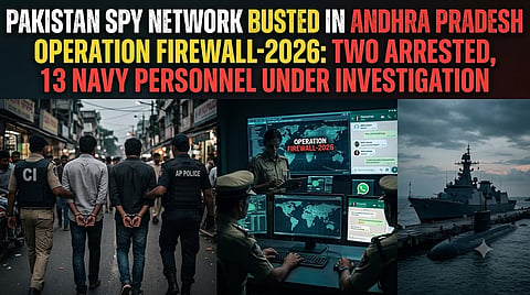 Pakistan Spy Network Busted in Andhra: 2 Arrested, 13 Under Lens
