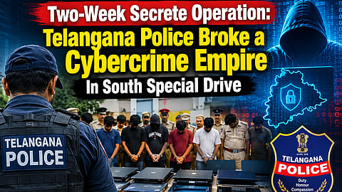 Telangana Police's 2-Week Secret Operation Busts Cybercrime Empire