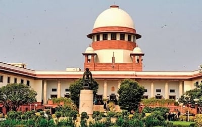 In the image Supreme Court of India is shown