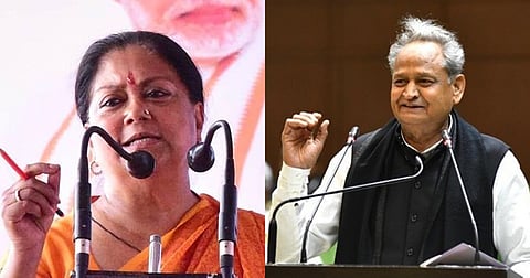 Gehlot has been meeting people from across the state during Jan Sunwai and other programmes, Raje too was present at the BJP core committee meeting on Sunday when the new Leader of Opposition was announced.