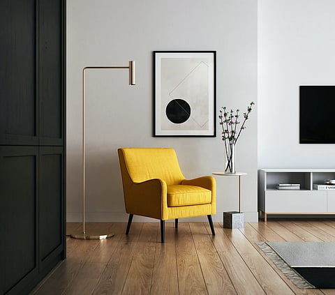 Large-scale paintings play a pivotal role in creating an engaging interior space. (Unsplash)