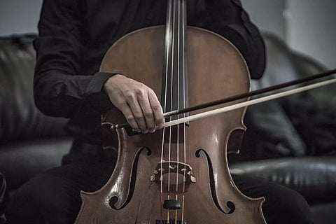 It must be perpendicular to the cello’s top plate and should stand upright. (Unsplash)