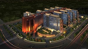 Surat's diamond bourse :- Prime Minister Narendra Modi will inaugurate Surat's Diamond Bourse on December 17.[IANS]