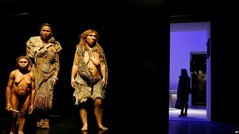 [Time of Neanderthals:- Pioneering groups of humans braved icy conditions to settle in northern Europe more than 45,000 years ago, a "huge surprise"[VOA]